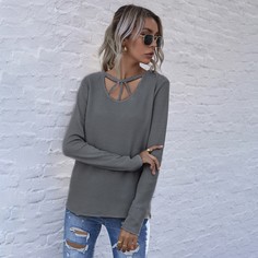 Вязаная футболка Shein