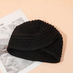 Вязаная шапка-тюрбан Shein
