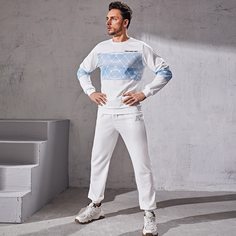 Спортивный Мужской спортивный костюм Shein