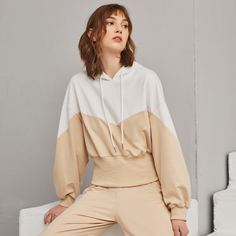 на кулиске Шеврон Повседневный Свитшоты Shein