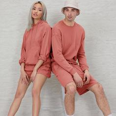 на кулиске Ровный цвет Повседневный Свитшоты Shein
