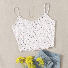 Боковой слинг-топ из измельченного арахиса и овощей Shein