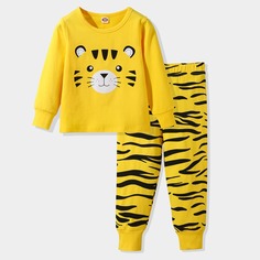 Пижама с тигровым принтом для мальчиков Shein