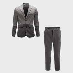 на пуговицах Работа мужской костюм Shein