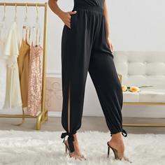 узел Одноцветный Повседневный Брюки Shein