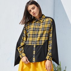Блузка в клетку Shein