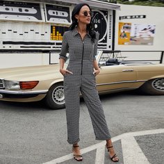 Комбинезон с узором "хаундстут Shein