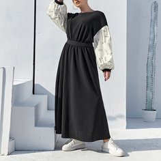 буква Повседневный Платья размер плюс Shein