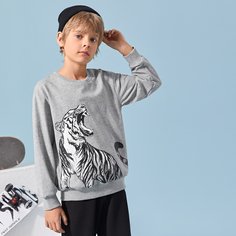Животный Повседневный Толстовки для мальчиков Shein