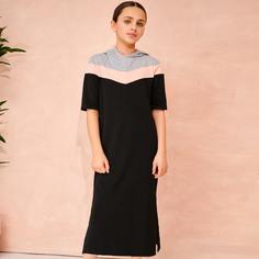 Платье с капюшоном для девочек Shein
