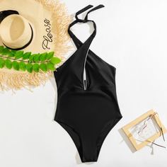 Оригинальный слитный купальник Shein
