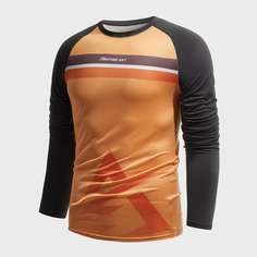 Мужская спортивная футболка с буквенным принтом и рукавами реглан Shein