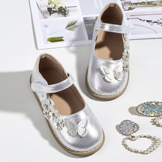 Балетки с бабочкой для девочек Shein