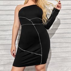 Повседневный Платья размер плюс Shein