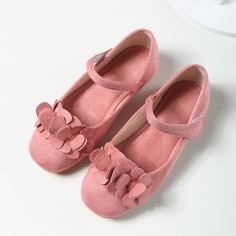 Балетки с цветком для девочек Shein