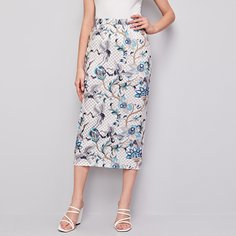 Животный Элегантный Юбки Shein