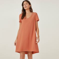 Одноцветный Повседневный Платье Shein