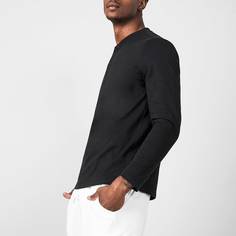 Мужская однотонная рубашка-поло Shein