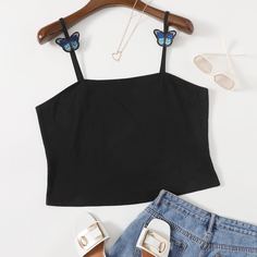Аппликация Животный Повседневный Размера плюс жилет Shein