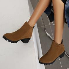 Минималистские ботинки на массивном каблуке Shein