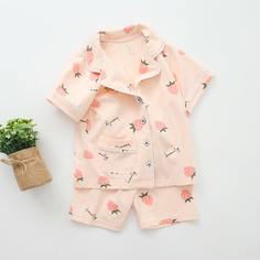 с карманами буква милый Домашняя одежда для девочек Shein