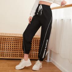 узел буква Спортивный Брюки Shein