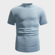 Одноцветный Повседневный Мужские кардиганы и джемперы Shein
