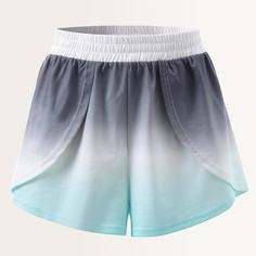 Шорты размера плюс с эластичной талией Shein