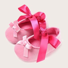Балетки с бантом для девочек Shein