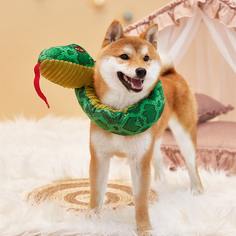 Звуковая игрушка для домашних животных в форме змеи Shein