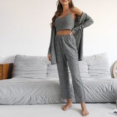 узел Повседневный Повседневный костюм Shein