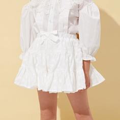 Юбка с узлом для девочек Shein