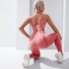 Однотонные спортивные леггинсы Shein