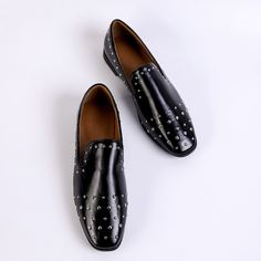 Лоферы с заклепками Shein