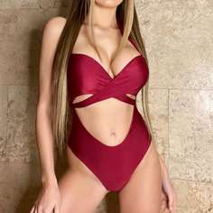 Слитный купальник Shein