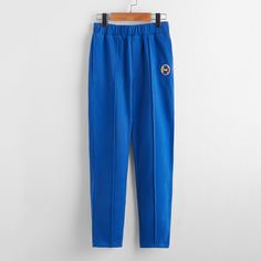 Аппликация буква Спортивные брюки для мальчиков Shein