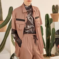 Мужские однотонные шорты на кулиске Shein