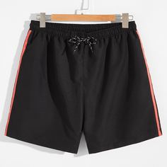 на кулиске Институтский Мужские шорты Shein