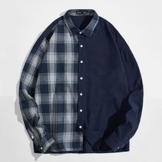 Мужская рубашка в клетку Shein