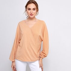 Блузка в горошек Shein