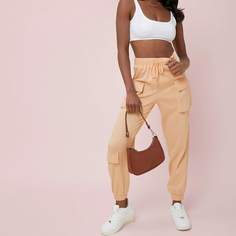 Однотонные джоггеры с карманом Shein