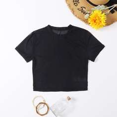 Одноцветный Накидки Shein