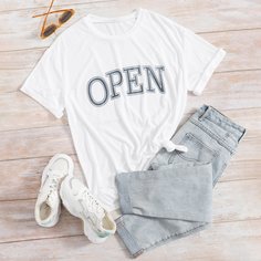 буква Повседневный Футболки Shein