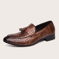 Мужские лоферы с бахромой Shein