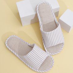 Мужские тапочки в полоску Shein