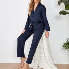 Атласная пижама Shein