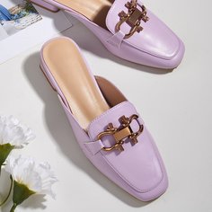 Одноцветный Модный Балетки Shein