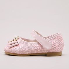 Одноцветный Детские балетки Shein