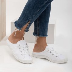 на шнурках Одноцветный Институтский Кроссовки Shein