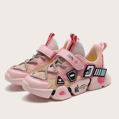 на шнурках буква Детские кроссовки Shein